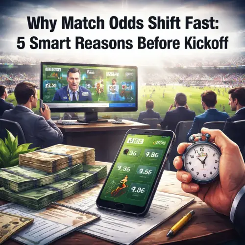 why match odds shift so quickly before kickoff