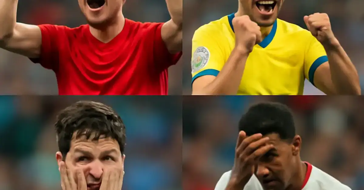 Penalty Shootouts Producing Extreme Emotional Reactions