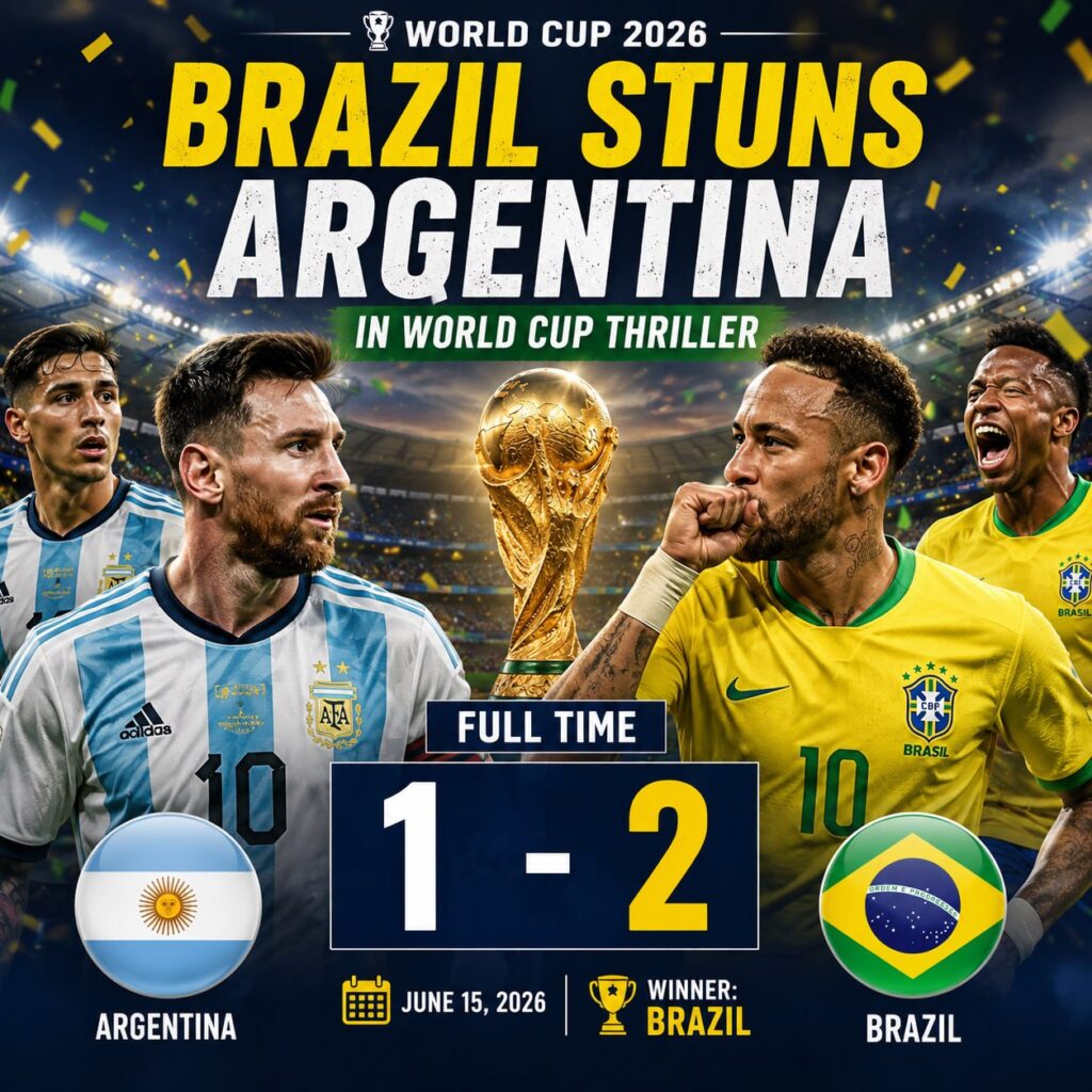 brazil stuns argentina world cup thriller